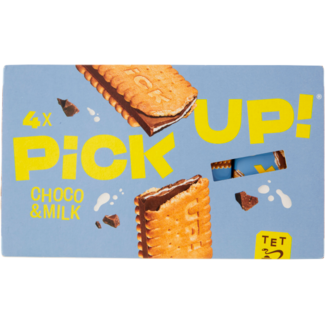 PICK UP Milk Chocolate Biscuits - 4 x 28 gr