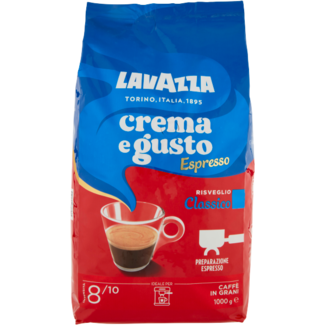 LAVAZZA Café en grains - Crema e Gusto Classico - 1000 gr