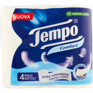 TEMPO Extra zachte rol toiletpapier - x 4