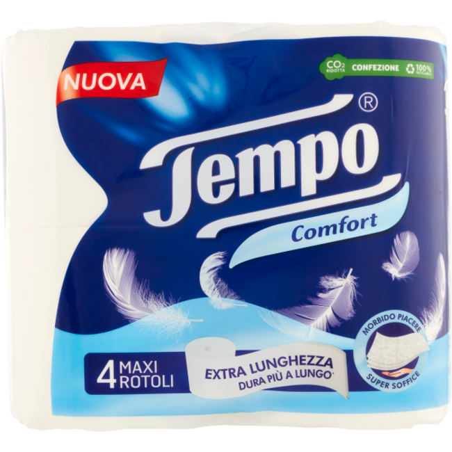 TEMPO Extra zachte rol toiletpapier - x 4