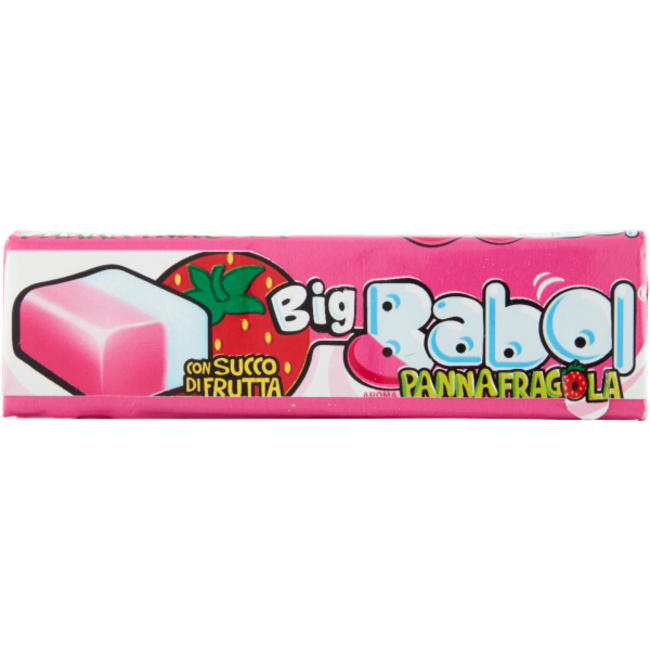 BIG BABOL Chewing gum à la fraise - 37g