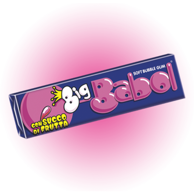 BIG BABOL Chewing gum goût fruité- 37g