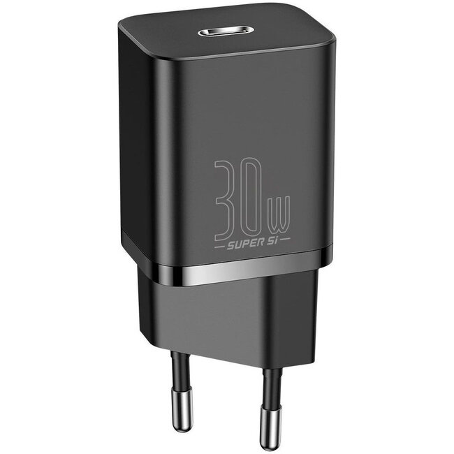 [Baseus] 30W Super Fast Charger - USB C - Black