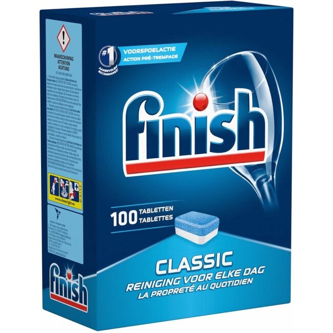 FINISH Finish Classic Regular - Vaatwastabletten - Pak van 100