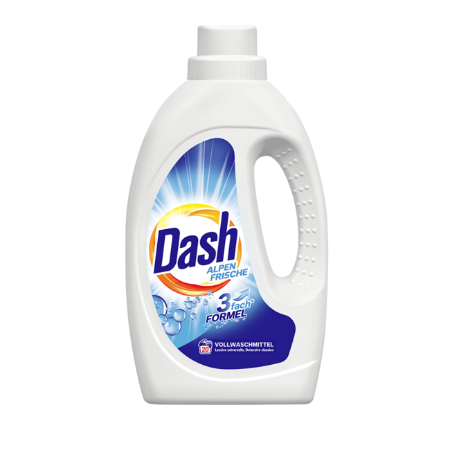 DASH Liquide lave-linge - Fraîcheur alpine - 1.1 liters - White clothes