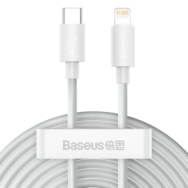 [Baseus] Pack de 2 USB-C vers Lightning - 1,5 mètres