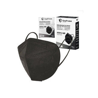 OneProtek Masks FFP2 NR BLACK - Individually wrapped pieces (BOX of 10)