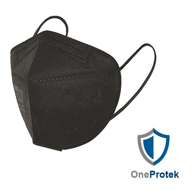 OneProtek Masks FFP2 NR BLACK - Individually wrapped pieces (BOX of 10)