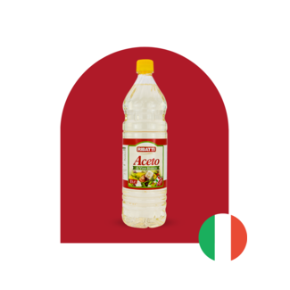 RIBATTI Witte wijnazijn (Aceto di Vino Bianco) – Afkomstig uit Italië – 1 L