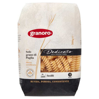 GRANORO Fusilli Bucati Dedicato 500 g – Pâtes Premium Al Bronzo des Pouilles