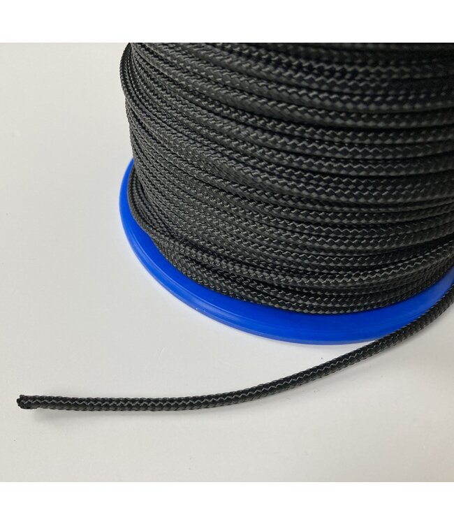 Koord 4mm voor rijgen doek met rechte zijden