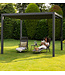 Aluminium pergola met Prosail waterdicht harmonicadoek