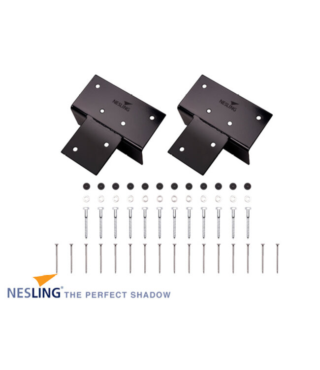 Pergola verlenging element Platinum, 2 stuks