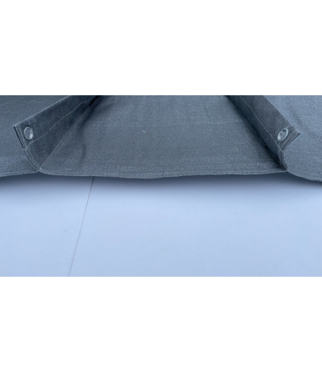 Harmonicadoek zilvergrijs Compleet H 11