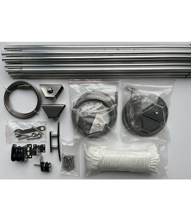 Harmonicadoek TEX Lichtgrijs Compleet H 4