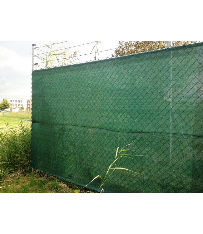 Schaduwdoek op de rol donkergroen 170gr