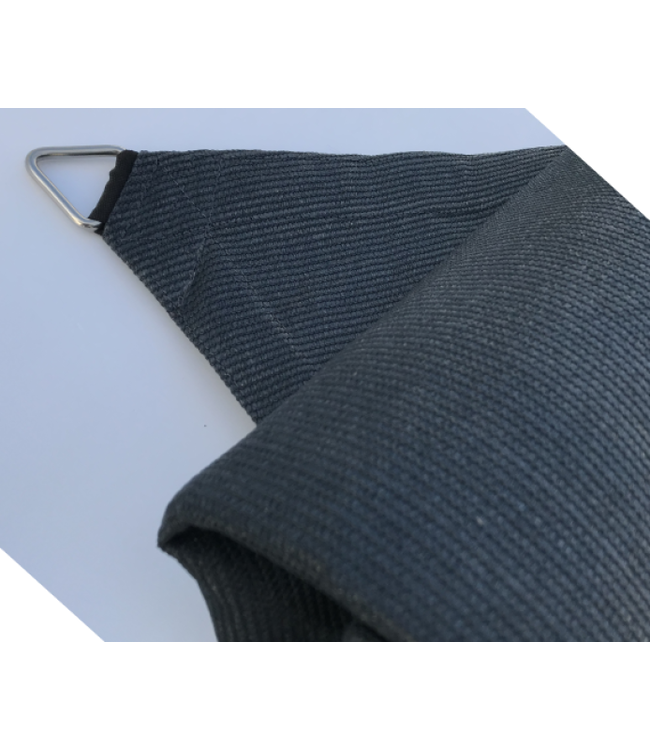 Schaduwdoek antraciet rechthoek 3x4m