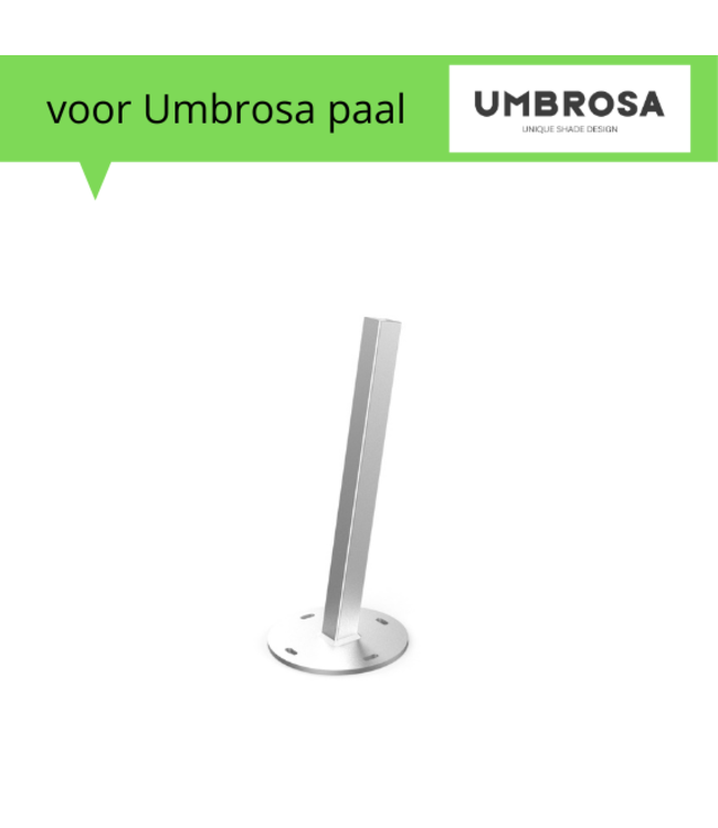 Vaste ronde steun voor de Ingenua paal