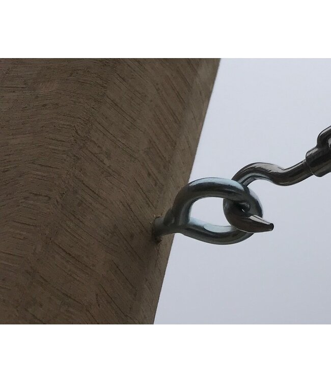 Schroefoog groot gegalvaniseerd