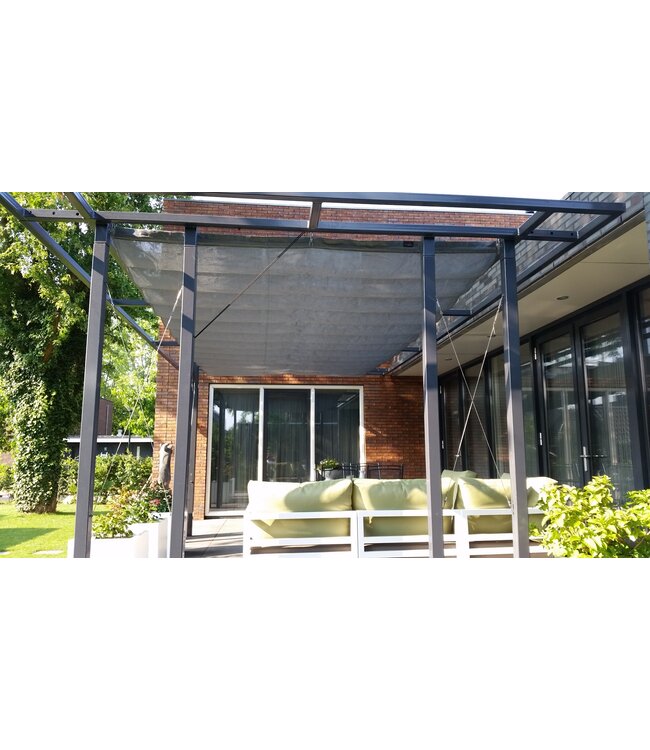 Harmonicadoek zilvergrijs Compleet H 11