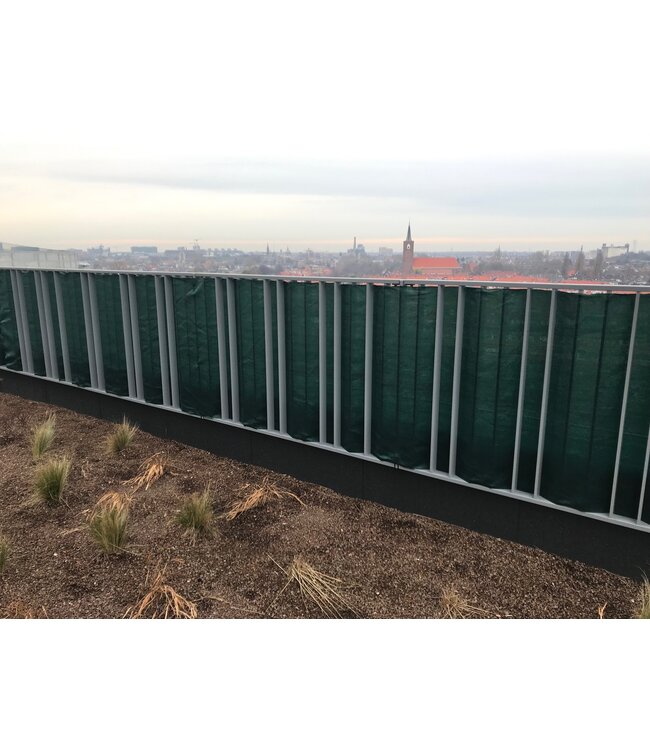 Windbreekgaas groen op de rol 150gr/m2