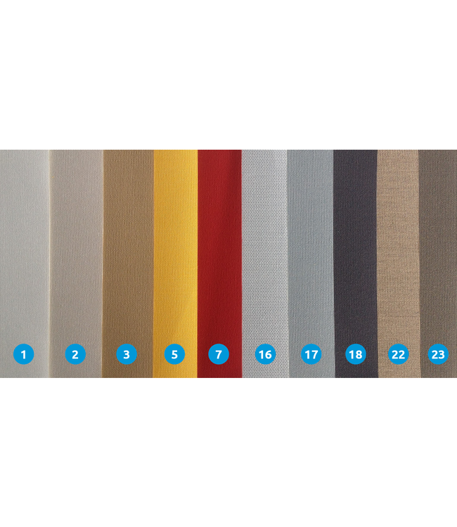 Maatwerk schaduwdoek gecurvde zijden driehoek rechte hoek L waterdicht Lux