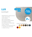 Maatwerk schaduwdoek gecurvde zijden rechthoek waterdicht Lux