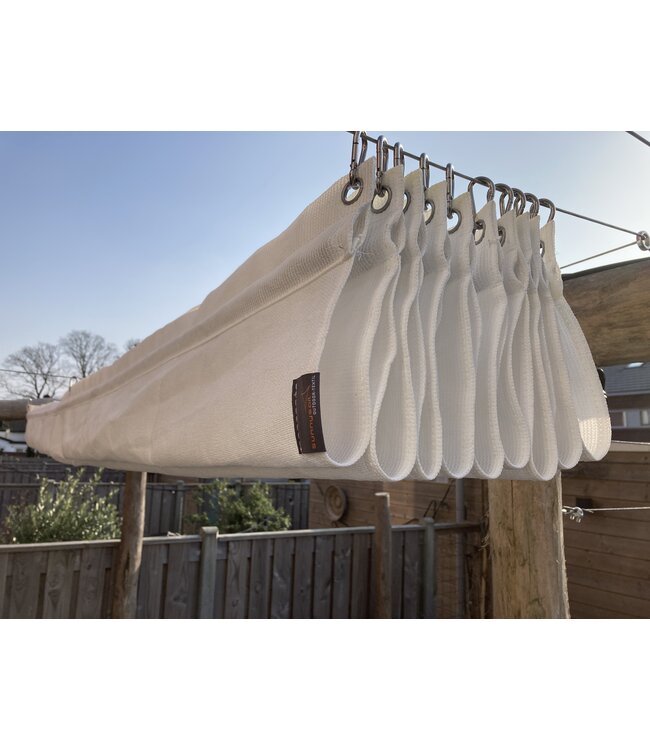 Maatwerk harmonicadoek waterdoorlatend Mila