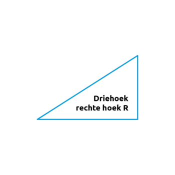 Driehoek rechte hoek R