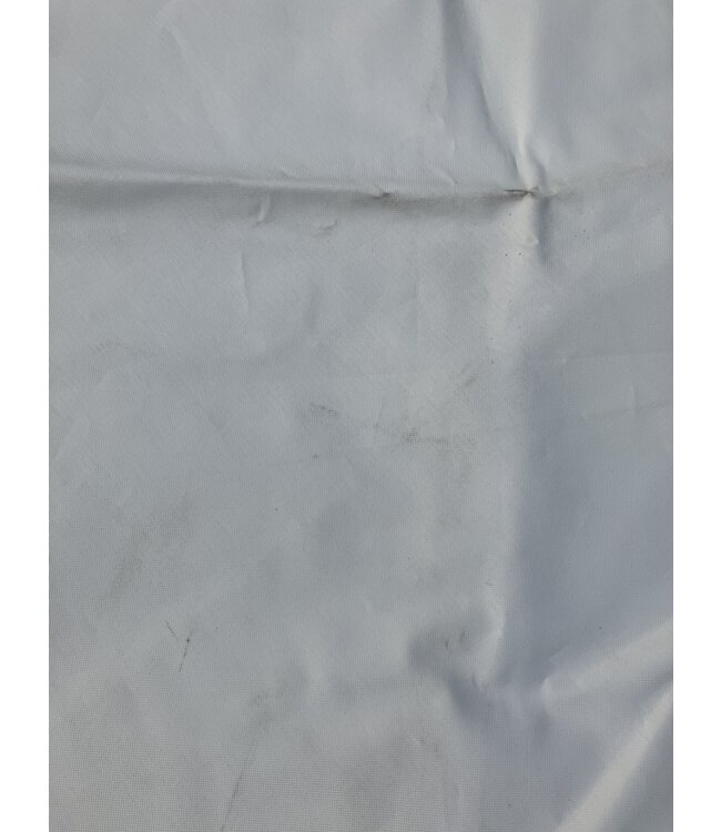 Schaduwdoek ongelijkzijdige driehoek 393 x 365 x 530 cm Wit met grijze band SA 5