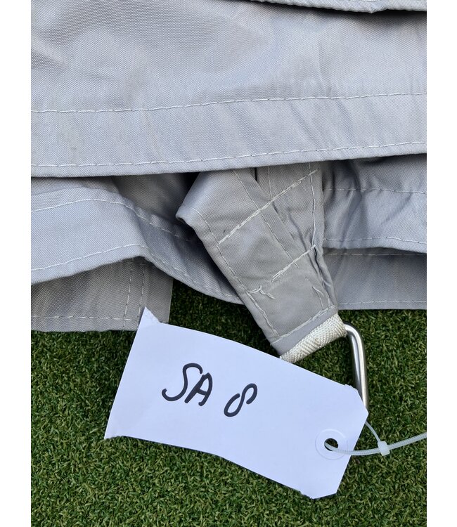 Schaduwdoek vierkant 5 x 5 m Grijs SA 8