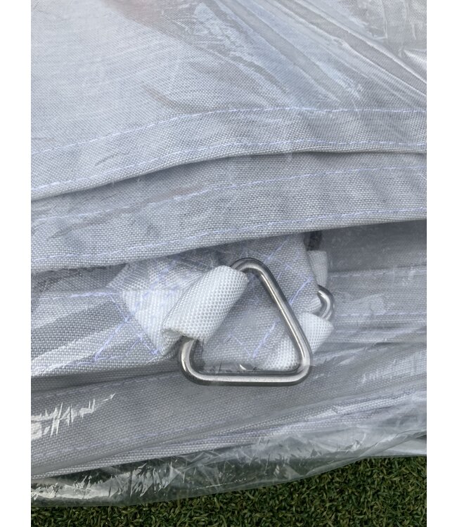 Schaduwdoek rechthoek 400 x 206 cm Lichtgrijs SA 13