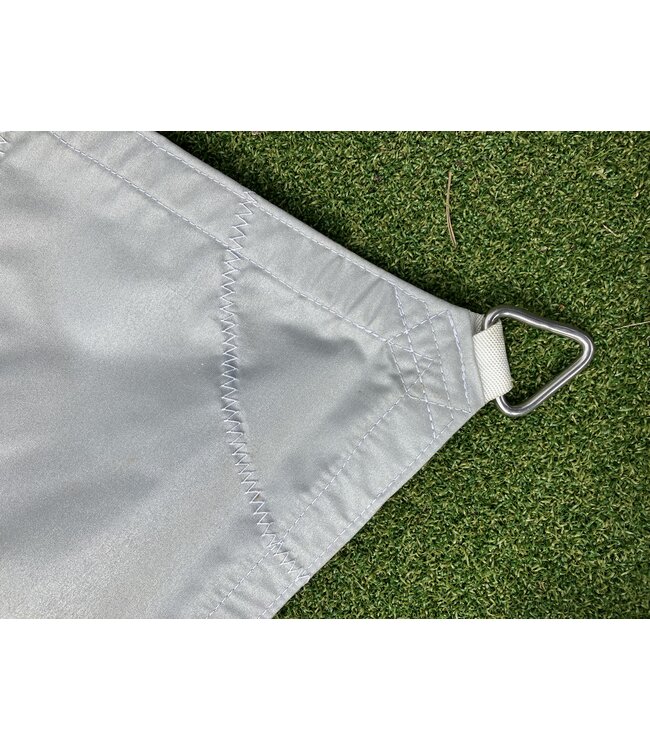 Schaduwdoek rechthoek 394 x 384 cm Zilver SA 23