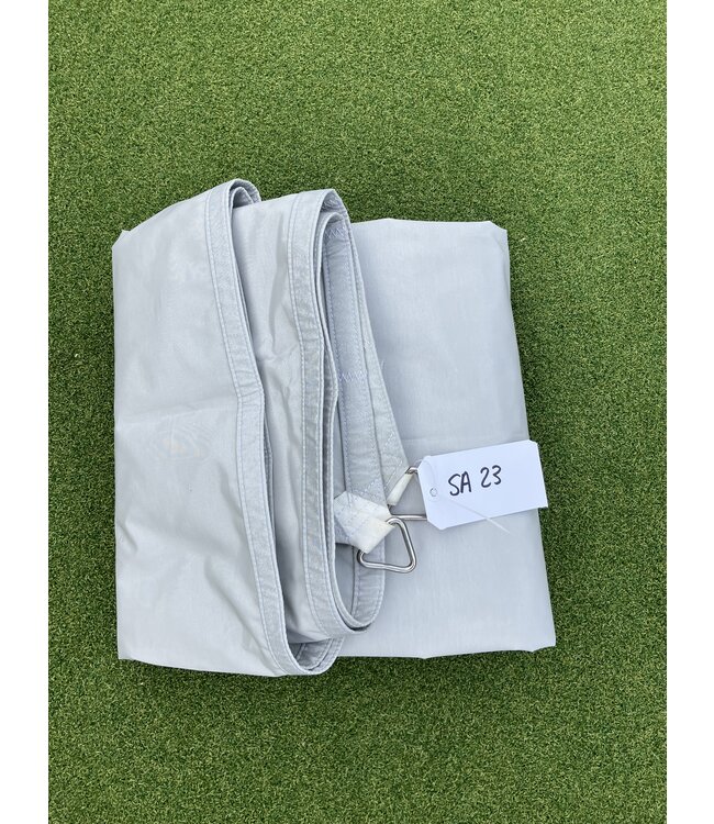 Schaduwdoek rechthoek 394 x 384 cm Zilver SA 23