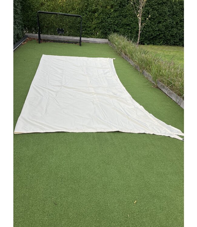 Schaduwdoek vierkant 5 x 5 m Ivoor SA 24