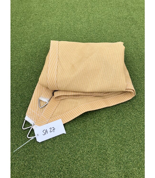 Schaduwdoek ongelijkzijdige driehoek 302 x 337 x 190 cm Beige SA 27