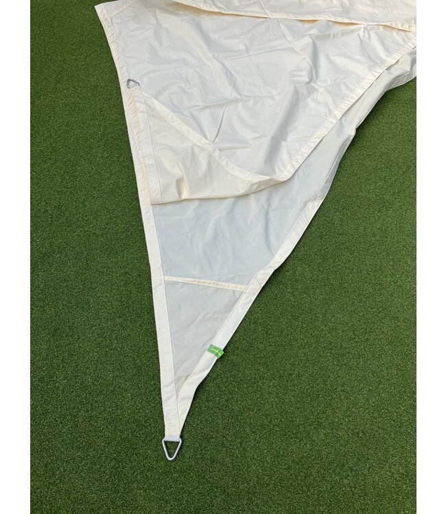 Schaduwdoek driehoek 400 x 400 x 400 cm Ivoor