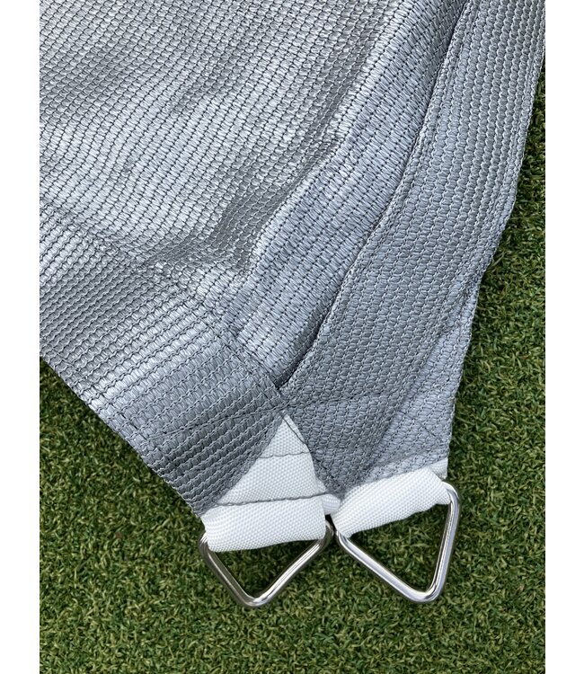 Schaduwdoek rechthoek 310 x 480 cm Zilver SA 34