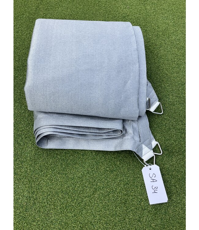 Schaduwdoek rechthoek 310 x 480 cm Zilver SA 34