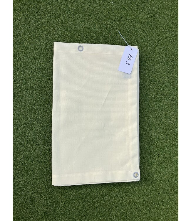 Doek met rechte zijden rechthoek 230 x 60 cm Ivoor RA 3