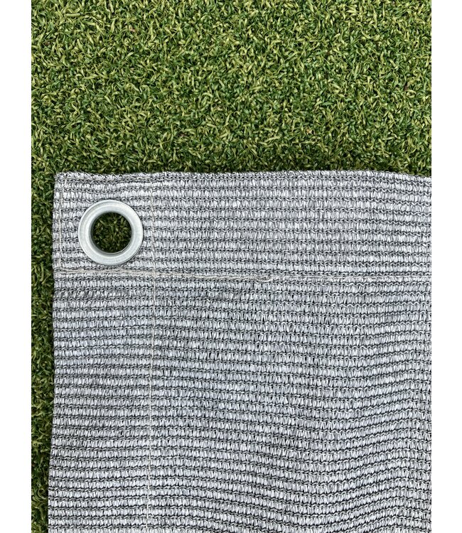 Doek met rechte zijden rechthoek 73 x 181 cm Zilver RA 9