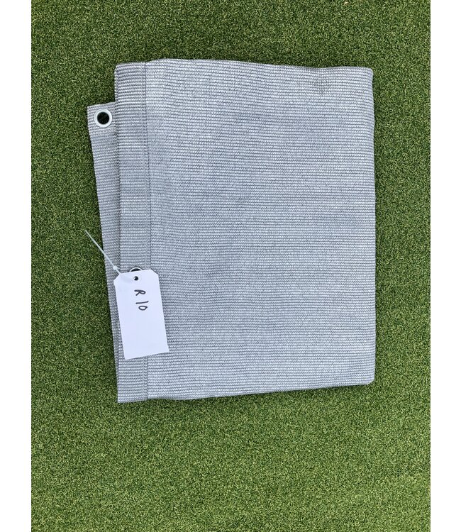 Doek met rechte zijden rechthoek 74 x 185 cm Zilver RA 10