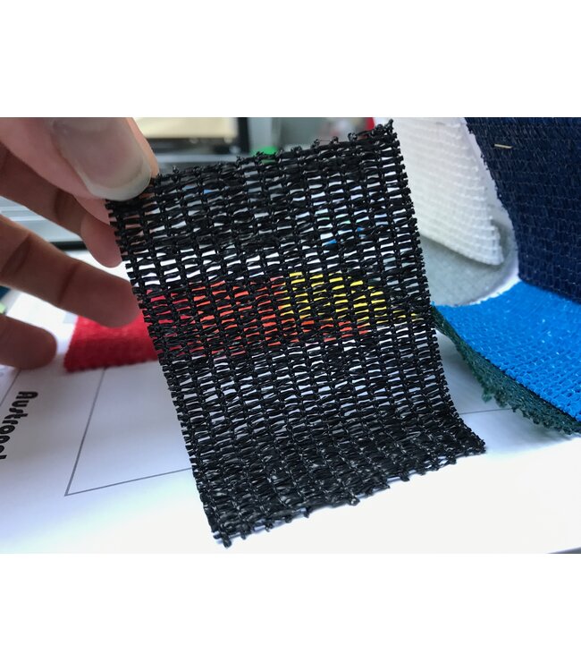 Doeksample TARA (Anet 932): schaduwdoek rechte zijden, winddoek