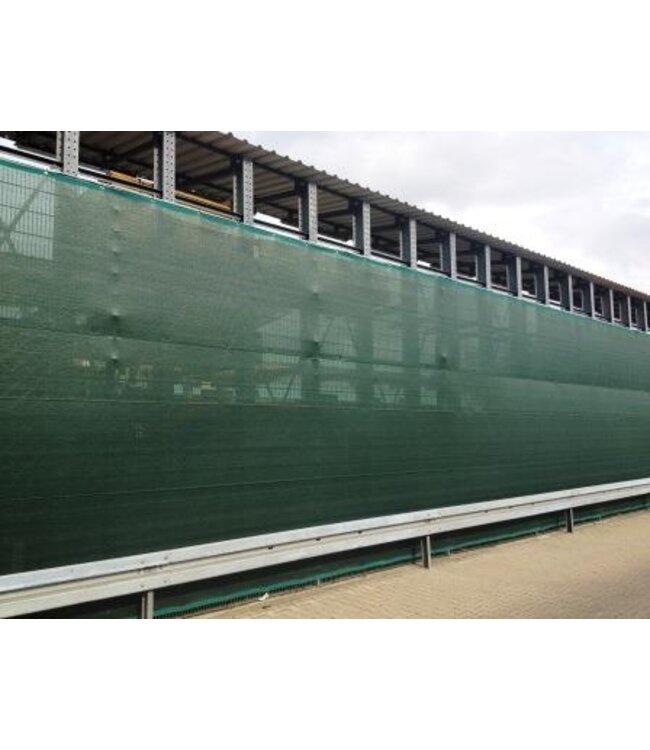 Schaduwdoek op de rol donkergroen 170gr