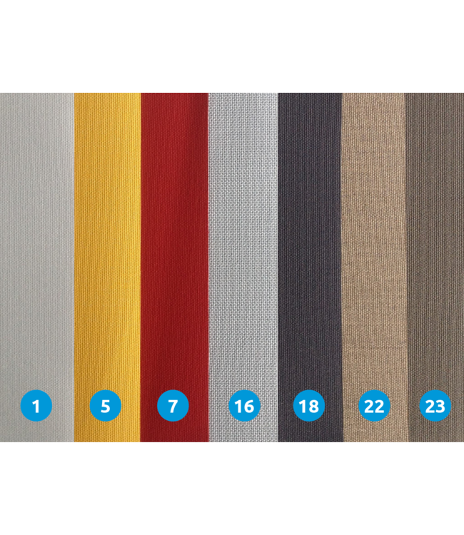 Maatwerk schaduwdoek rechte zijden driehoek rechte hoek L waterdicht Lux