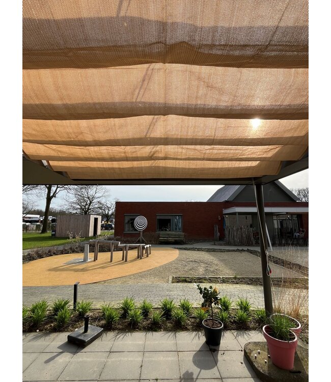 Harmonica schaduwdoek Sunfighters uitschuifbaar waterdoorlatend