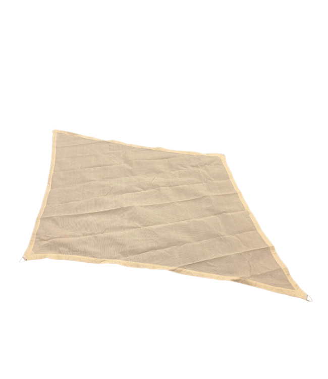 Schaduwdoek ongelijkzijdige vierhoek met gecurvde zijden 180x210x160x210 cm AC310 cm Ivoor. 25-18