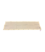 Doek met rechte zijden rechthoek 230 x 60 cm Ivoor RA 3