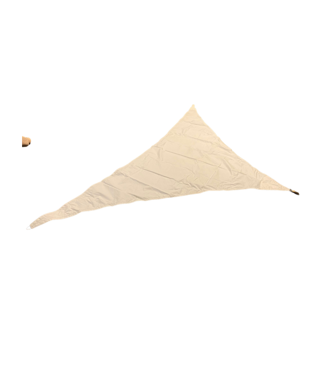 Doek met gecurvde zijden ongelijkzijdige driehoek 3,5x3x7x5.0 cm. A3