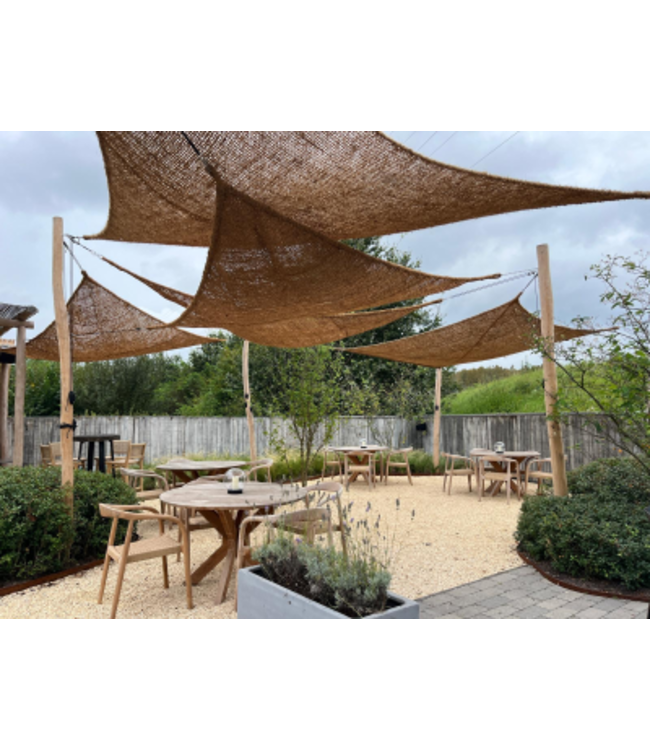 Duurzaam kokos schaduwdoek